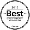 Best Company for Employee Financial Future 2017: Empresa comprometida con contribuir al bienestar y futuro financiero de sus colaboradores.